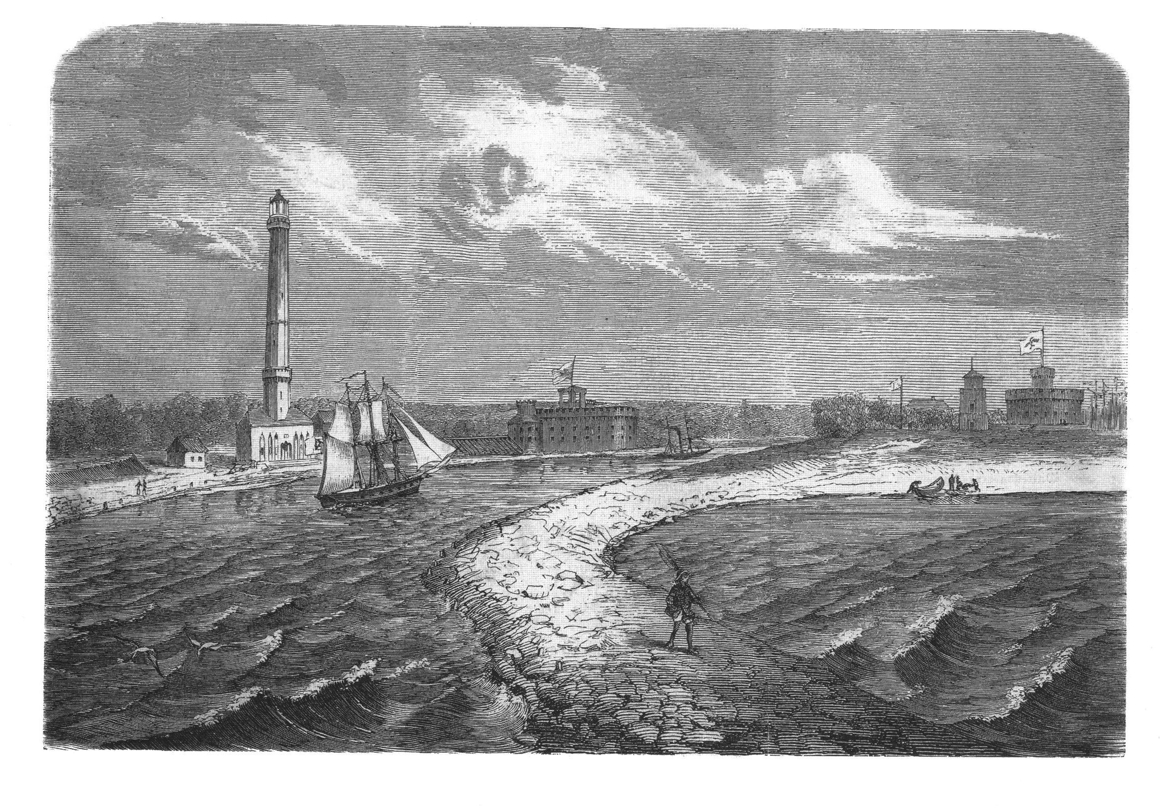 WEJSCIE DO PORTU OKOLO 1860